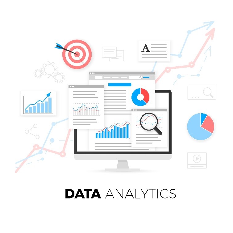 Graphic representing Data Analytics